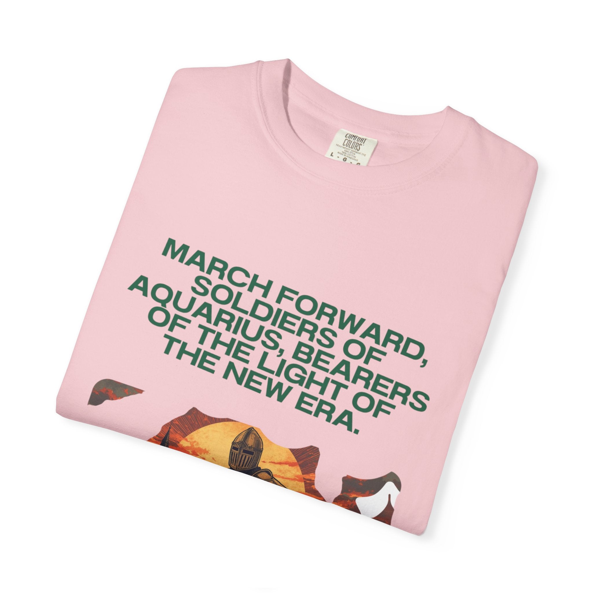 Aquarius Era T-Shirt — "March Forward, Soldiers of Aquarius"