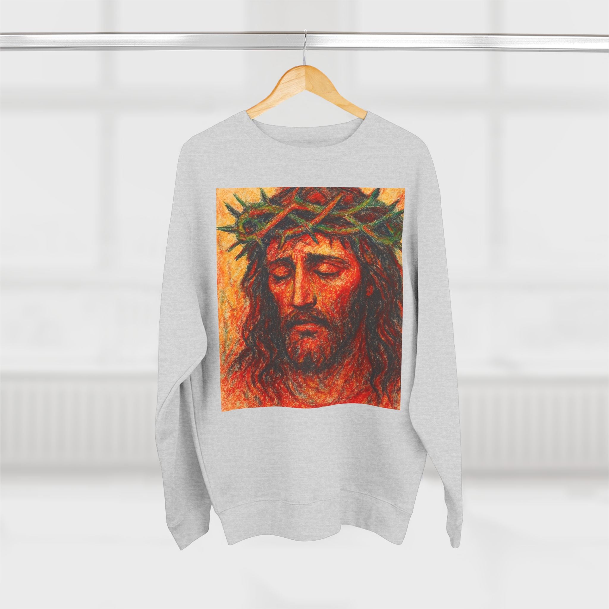 Jesus Christ Unisex Crewneck Sweatshirt, Christian Gift, Faith Apparel, The way