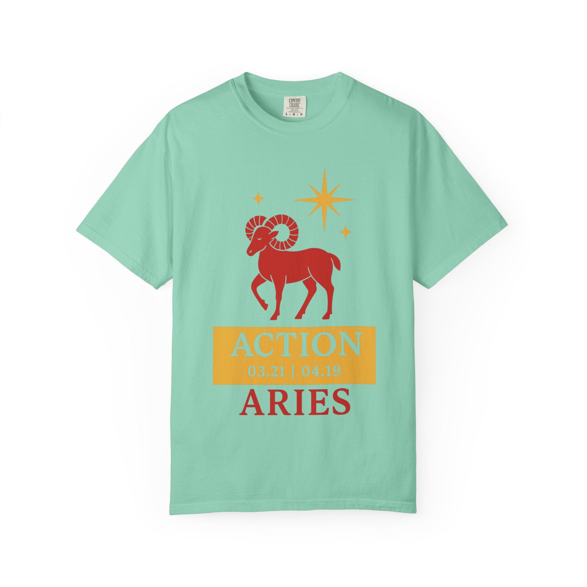 Aries Zodiac Unisex T-shirt | Action | Born on 03.21 to 04.19