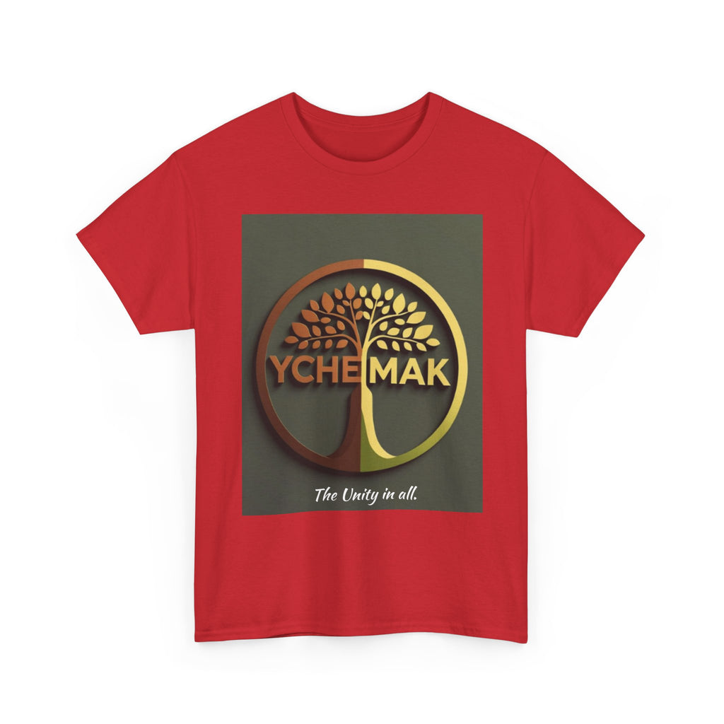 YCHEMAK Logo T-Shirt — "The Unity in All" Graphic Tee.