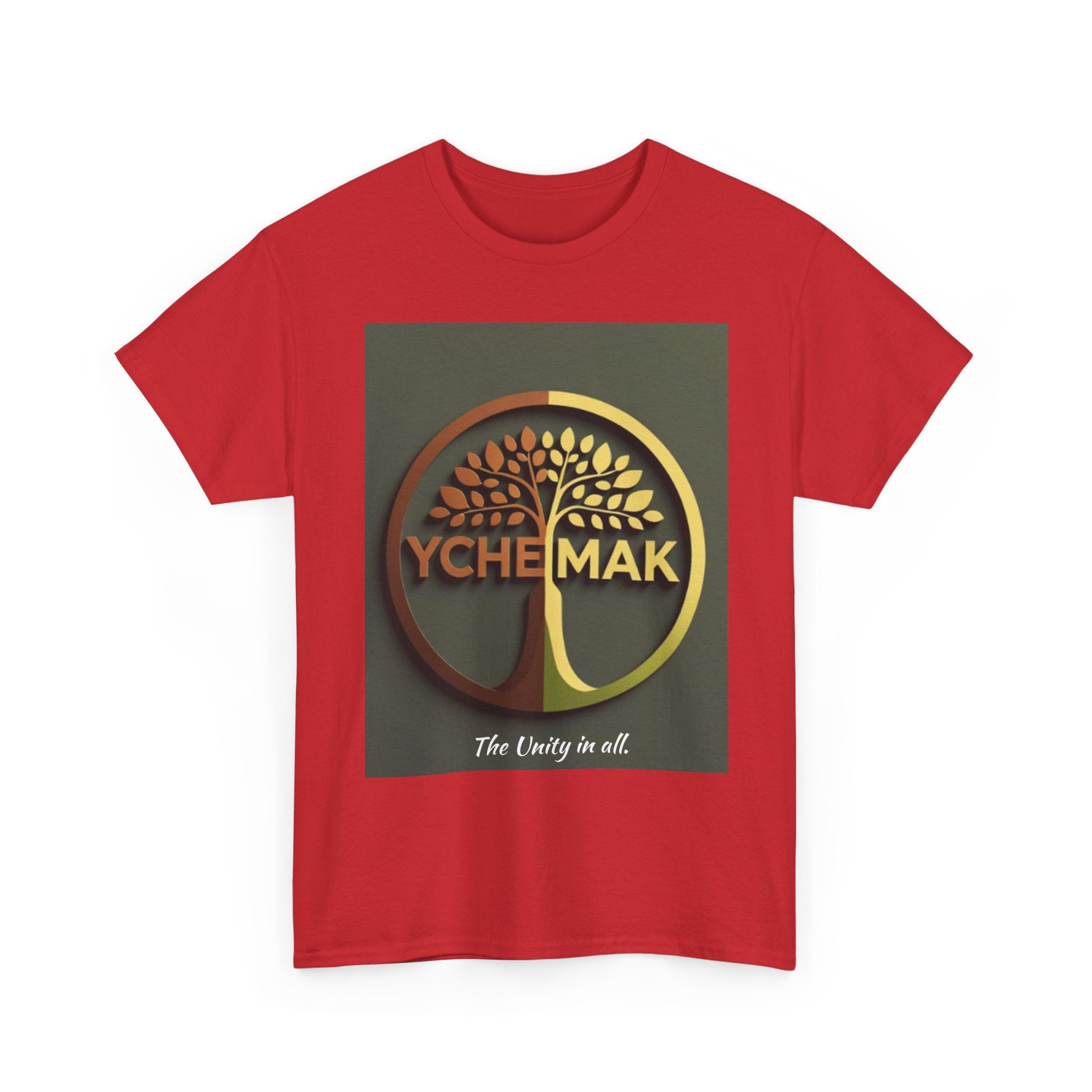 YCHEMAK Logo T-Shirt — "The Unity in All" Graphic Tee.