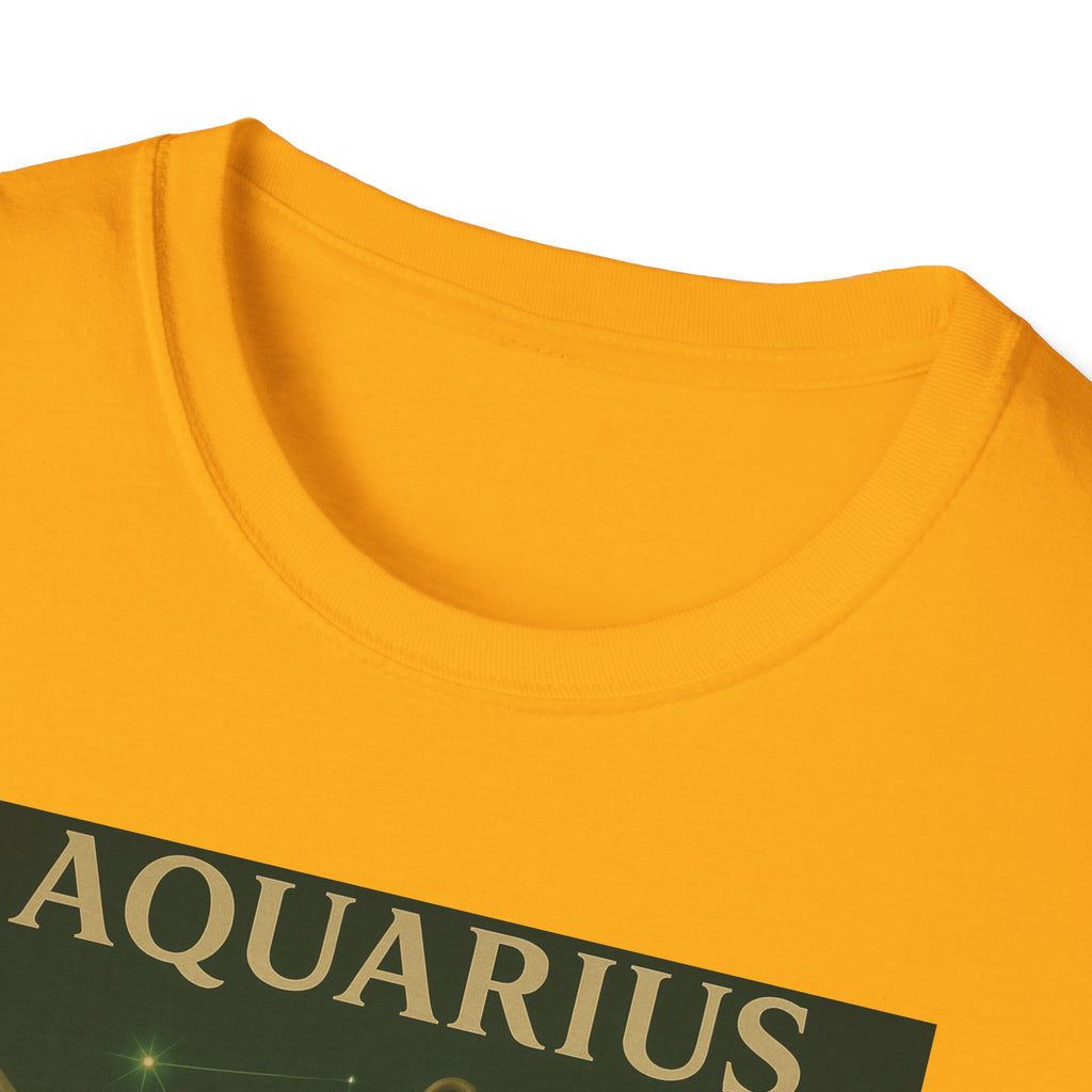 Aquarius Altruism Unisex Softstyle T-Shirt - Celestial Zodiac Tee