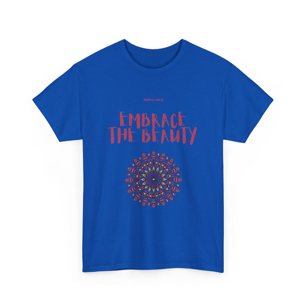 Embrace The Beauty mandala Tee | Floral Boho inspirational shirt