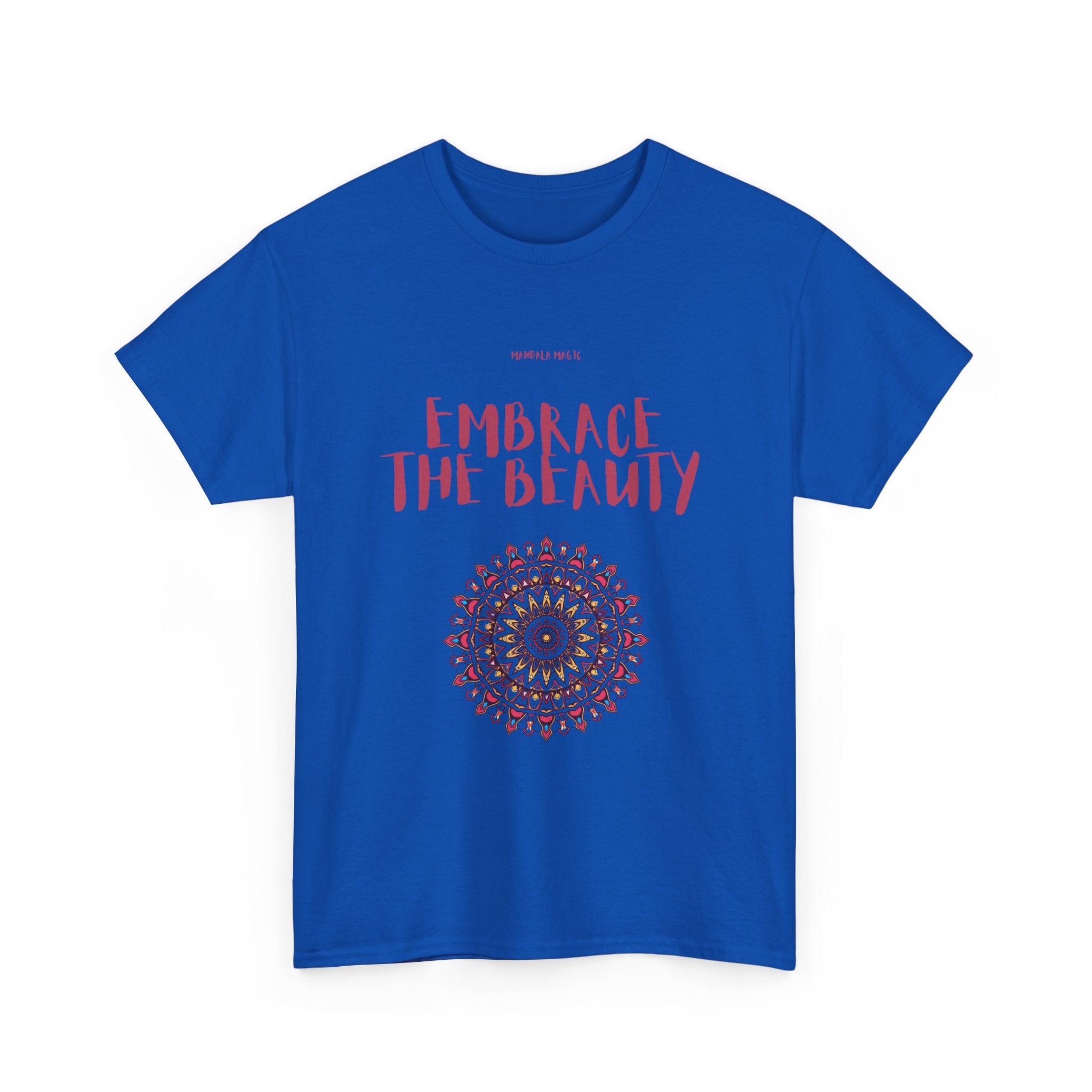 Embrace The Beauty mandala Tee | Floral Boho inspirational shirt