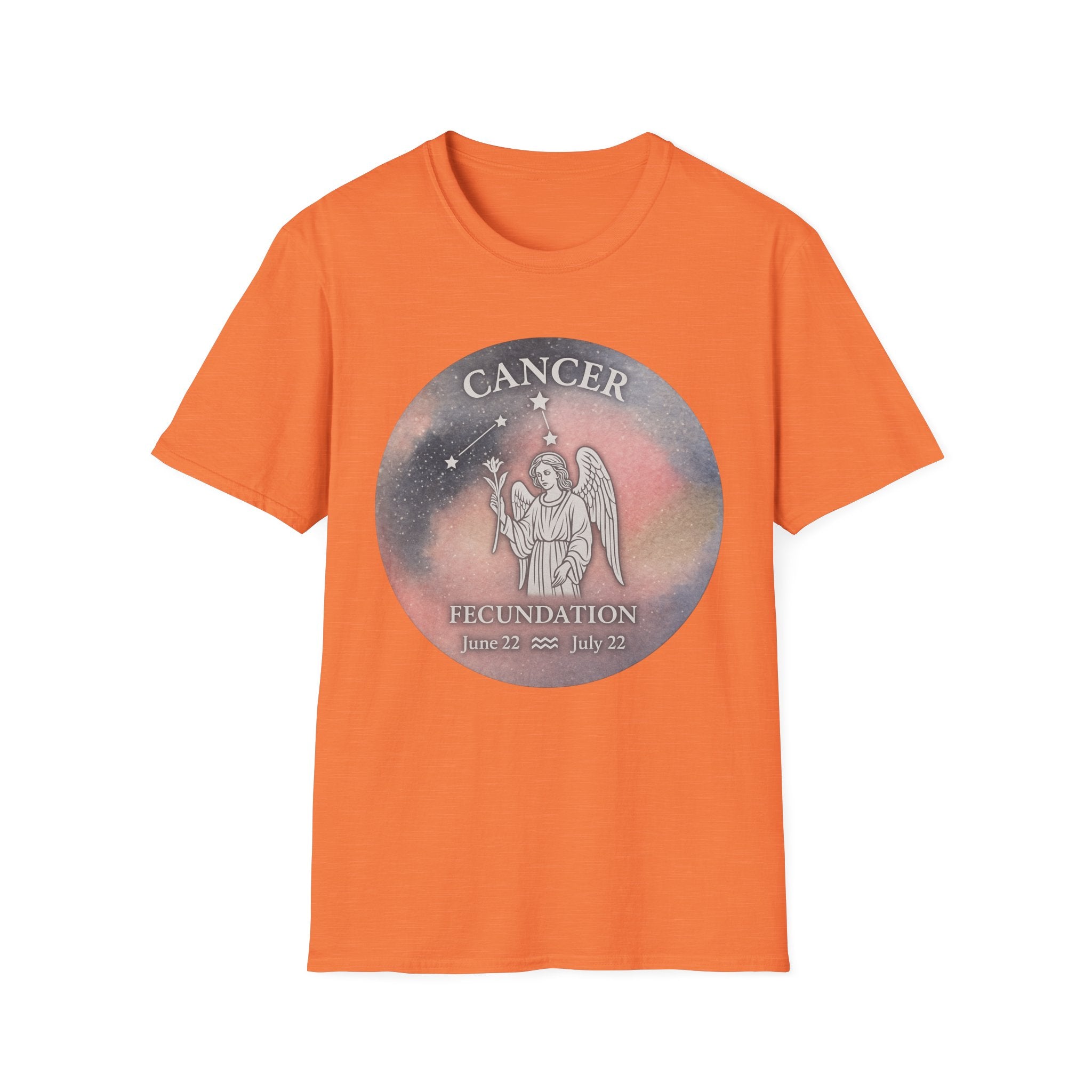Cancer Zodiac Unisex Softstyle T-Shirt - Astrology Gift - June 22 to July 22