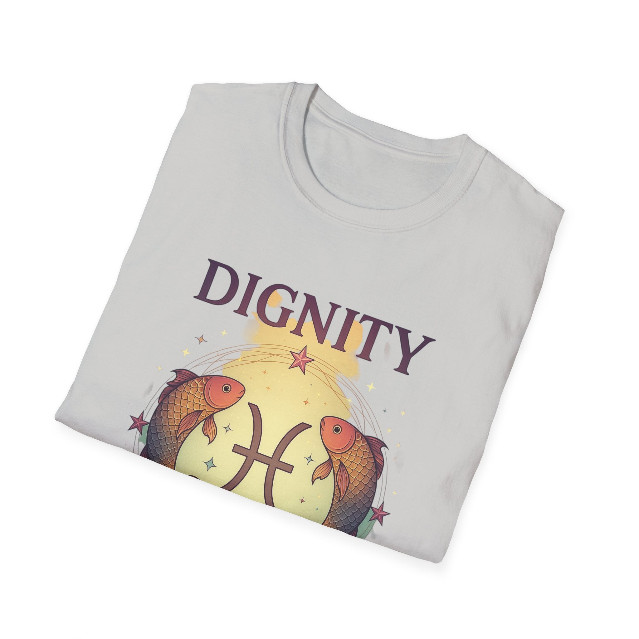 Pisces Astrology T-Shirt - Dignity & Stars Graphic | Zodiac