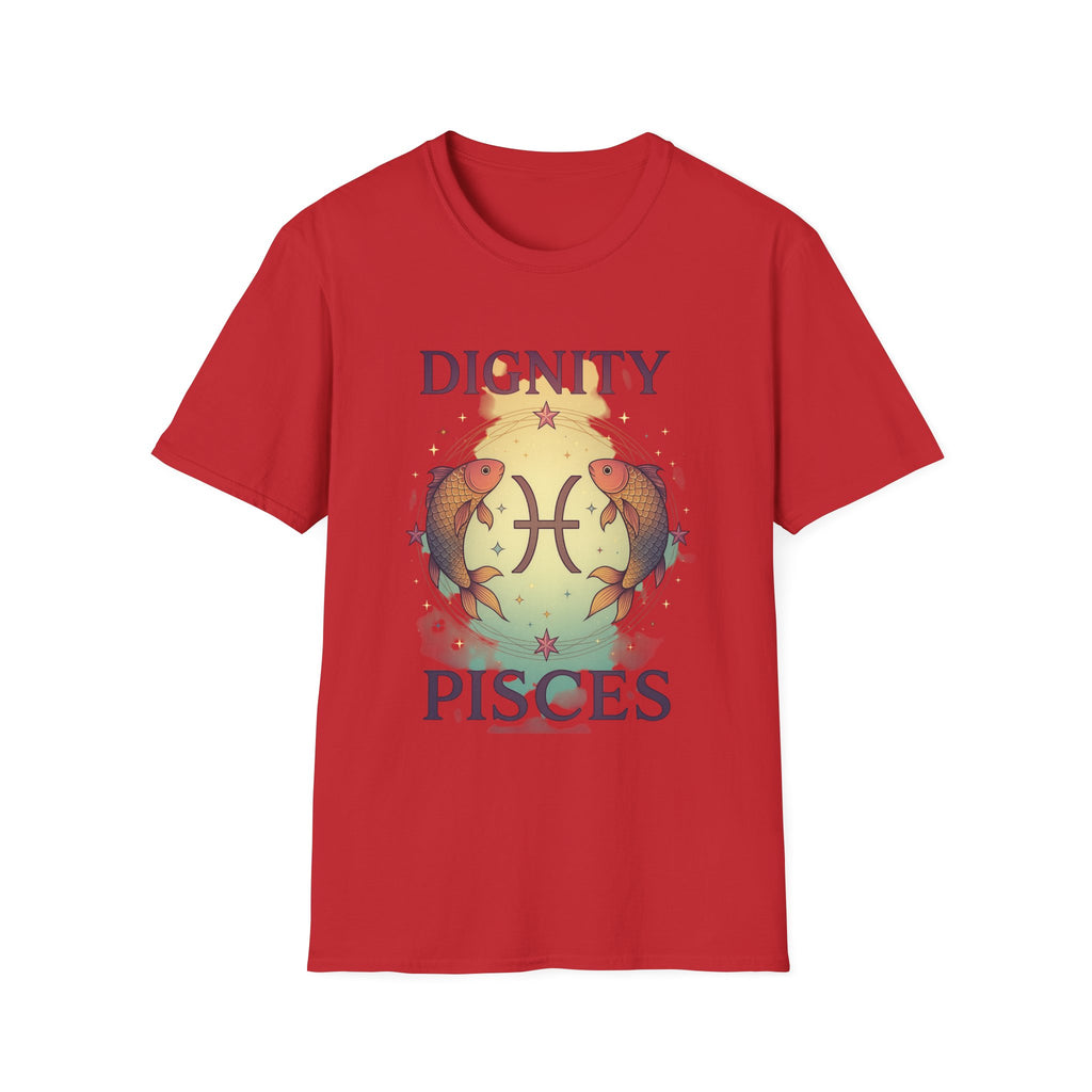 Pisces Astrology T-Shirt - Dignity & Stars Graphic | Zodiac
