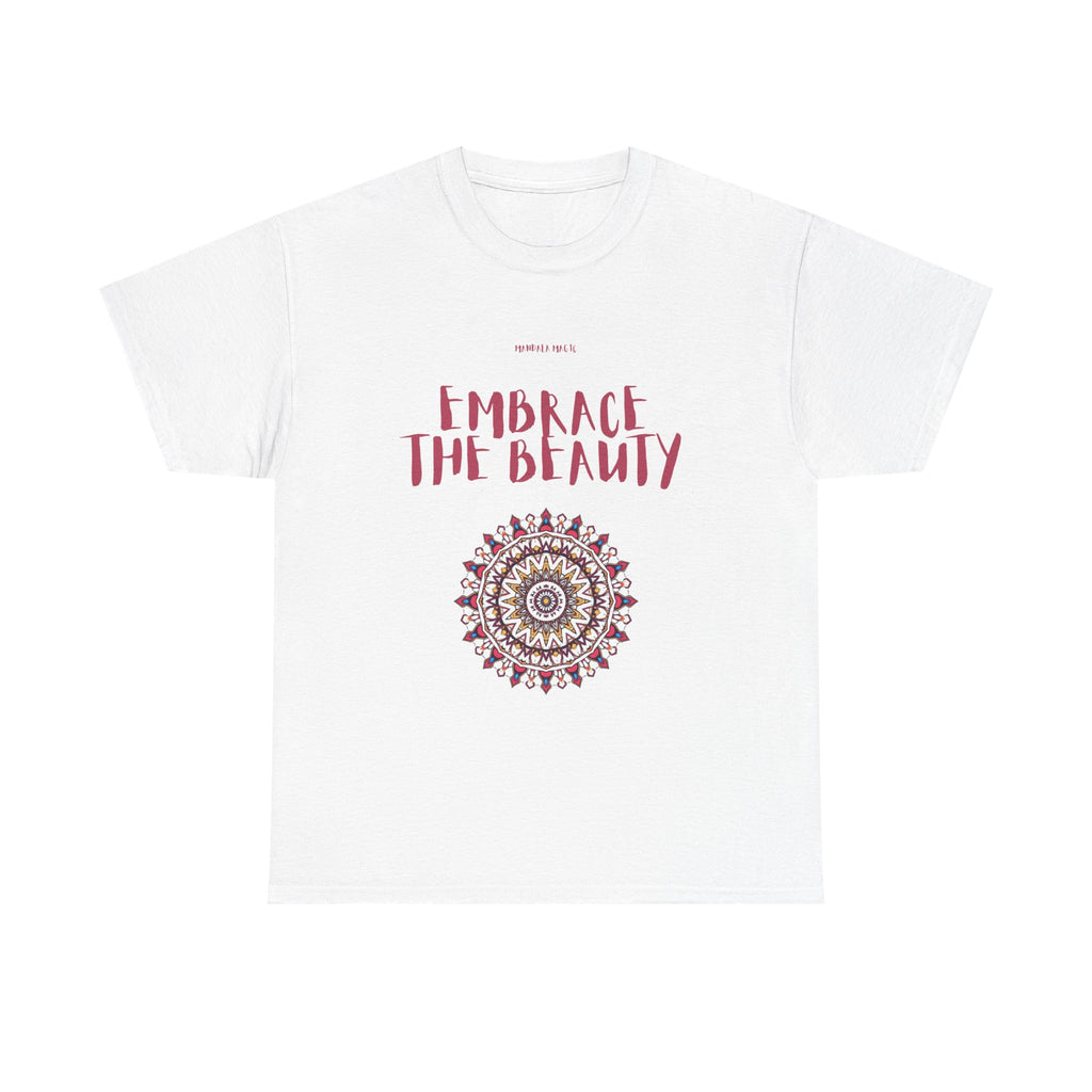 Embrace The Beauty mandala Tee | Floral Boho inspirational shirt