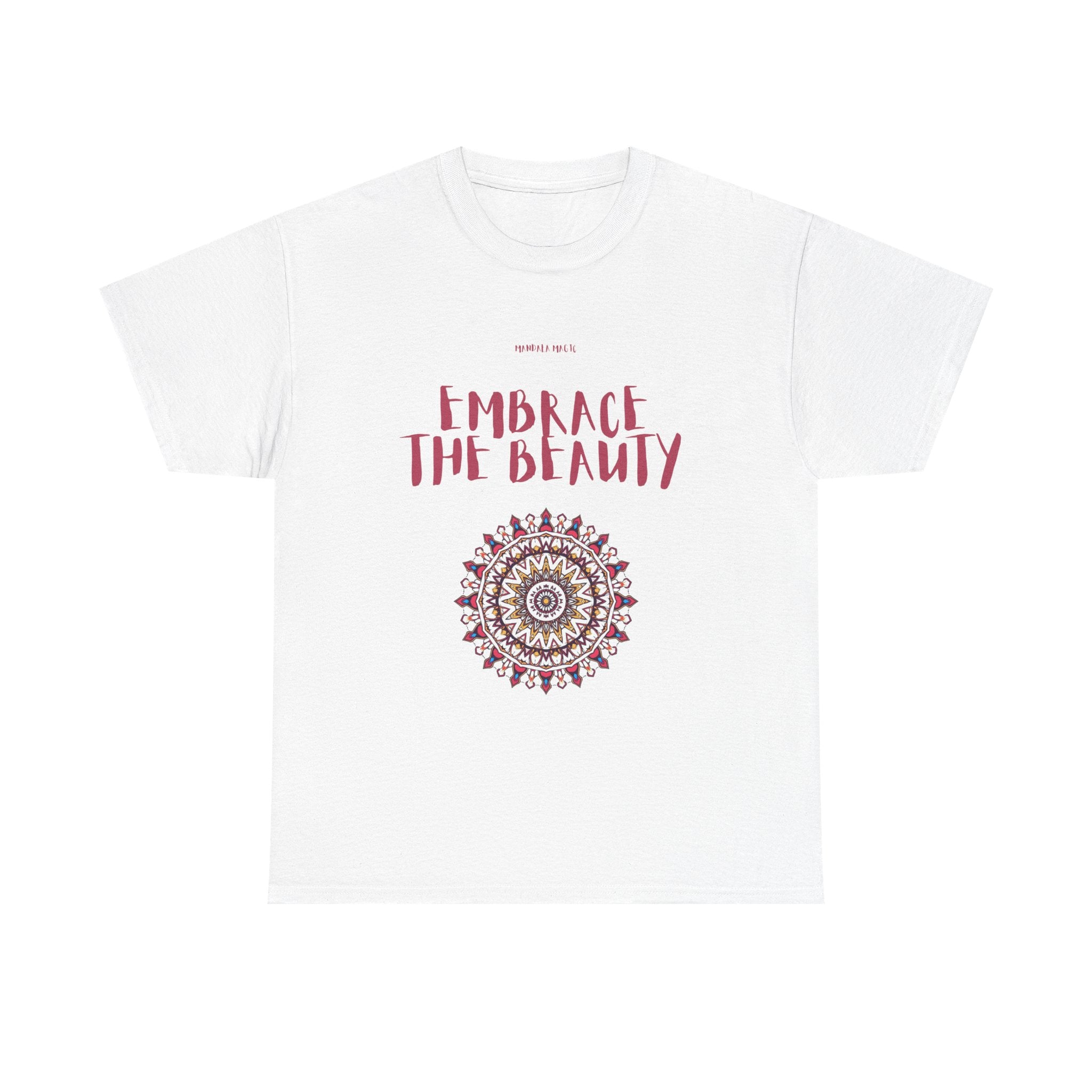 Embrace The Beauty mandala Tee | Floral Boho inspirational shirt