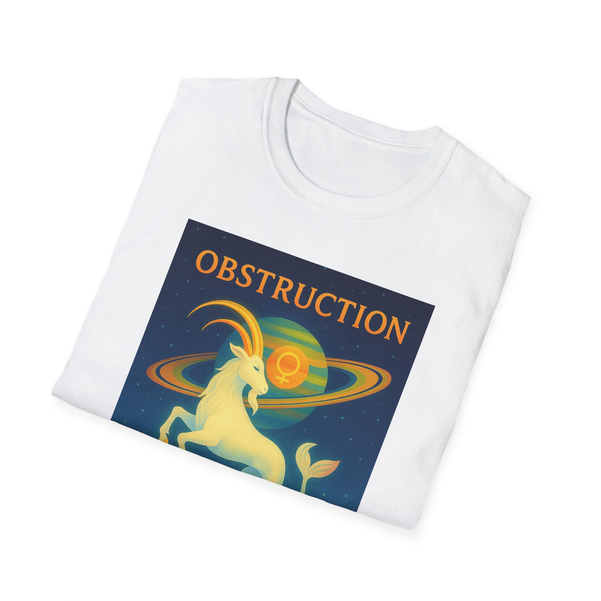 Capricorn Zodiac Graphic Tee - Unisex Softstyle T-Shirt | Astrology