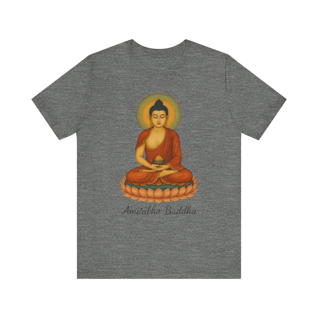 Amitabha Buddha Unisex Jersey Tee, Spiritual Shirt, Meditation, Buddhism, Yoga
