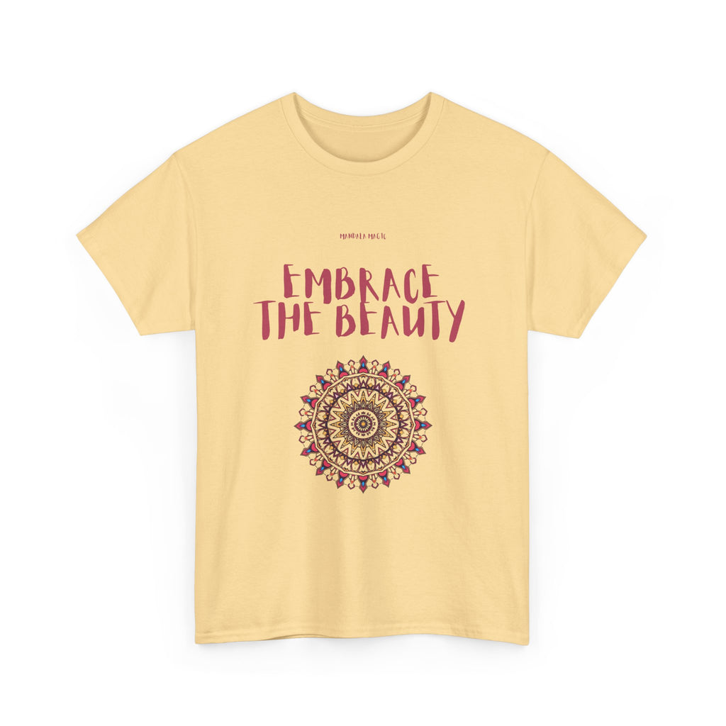 Embrace The Beauty mandala Tee | Floral Boho inspirational shirt