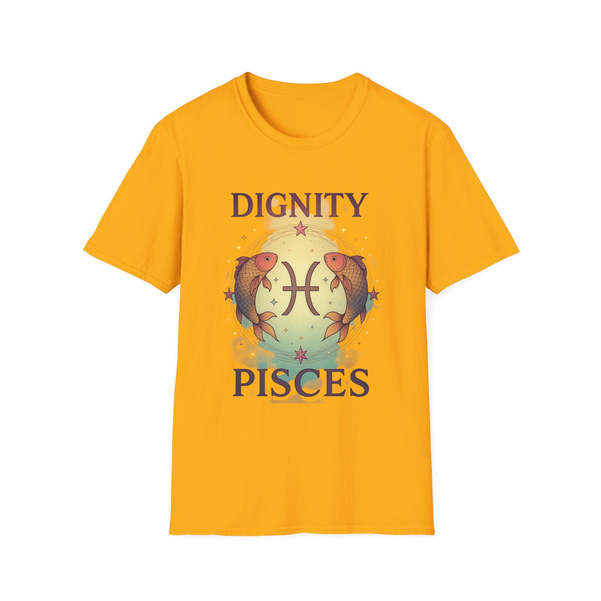 Pisces Astrology T-Shirt - Dignity & Stars Graphic | Zodiac